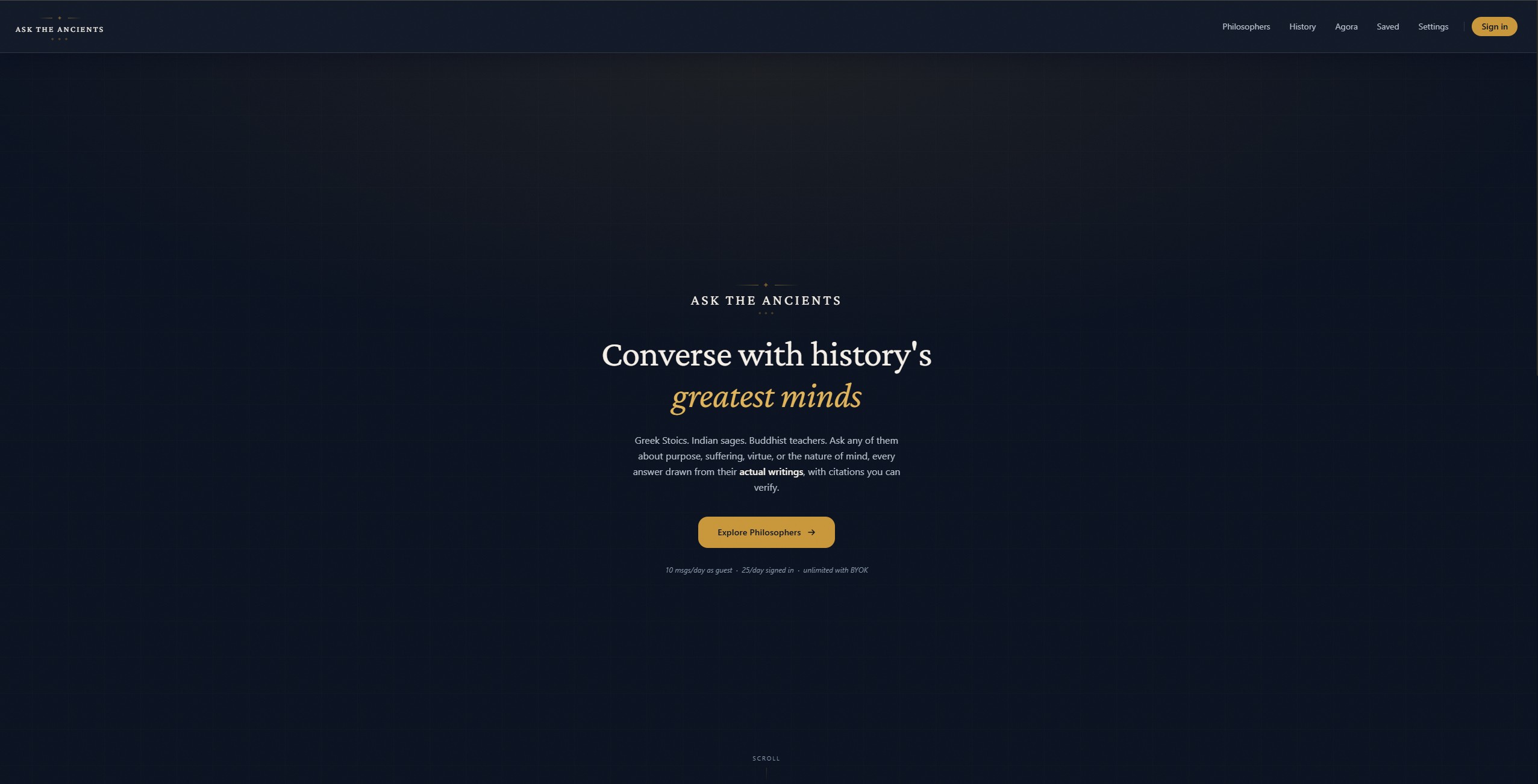 Ask the Ancients preview